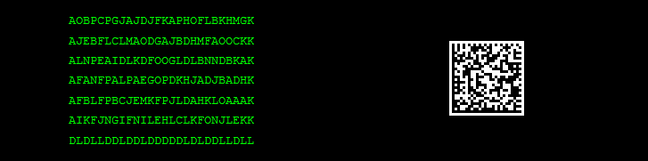 Data Matrix barcode example Data Matrix barcode example