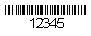 Codabar Barcode Generated From a Font Codabar Barcode Generated From a Font
