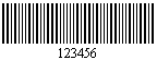 Industrial Code 2 of 5 Barcode Generated From a Font Industrial Code 2 of 5 Barcode Generated From a Font